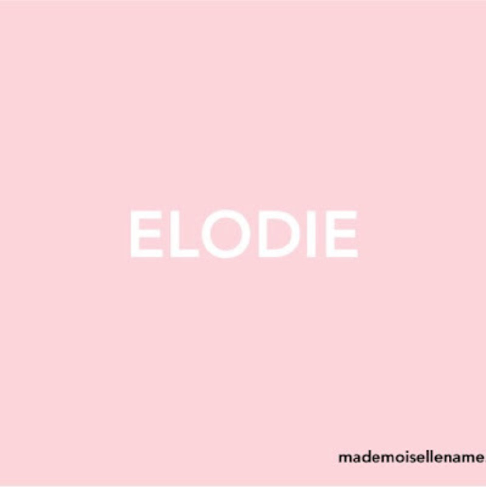 Meet your Posher, Elodie